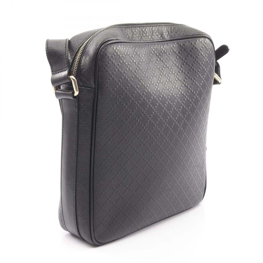 GUCCI Authentic Black Leather Shoulder Bag - Picture 2 of 9
